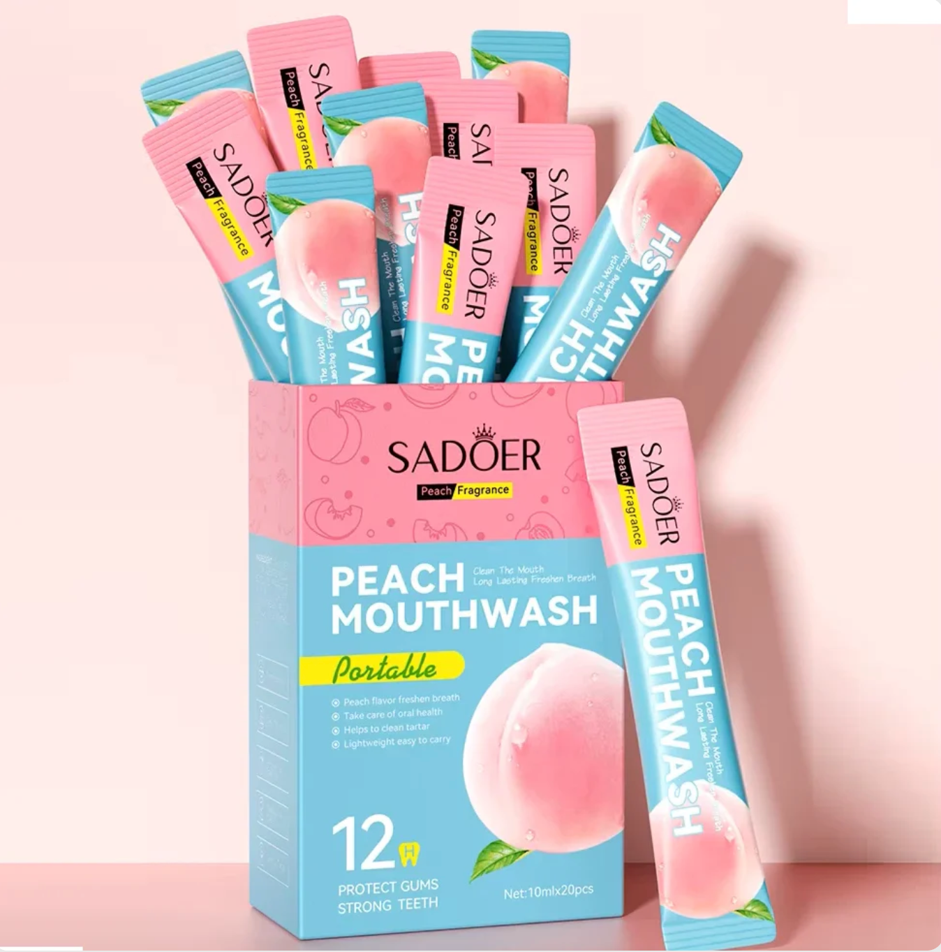 SADOER Mouthwash غسول الفم الطبيعي يخلصك من رائحة الفم الكريهة